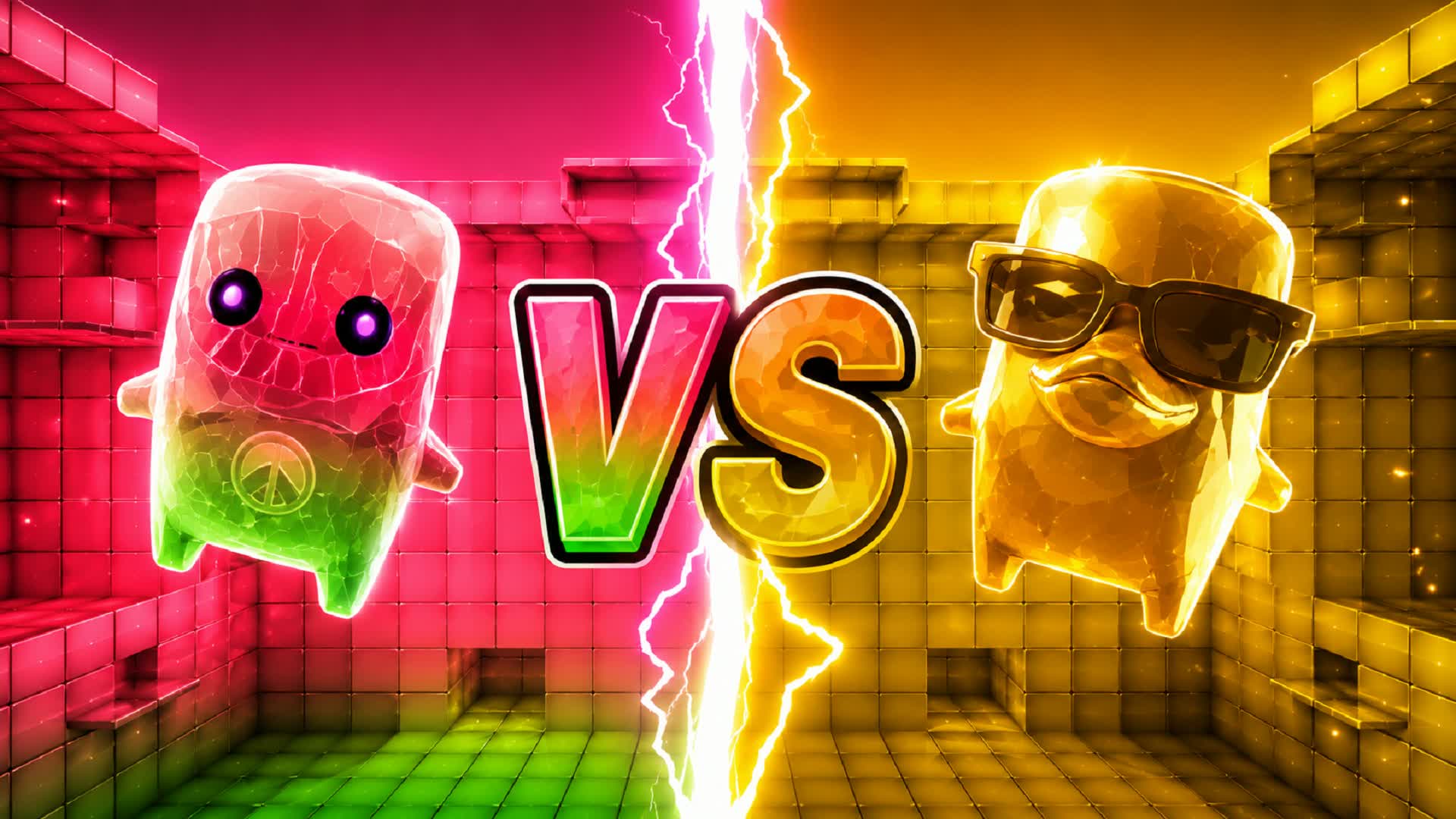 1V1 RED VS BLUE SPRITE 1V1
