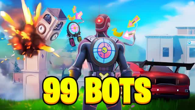 99 BOTS TILTED TOWERS 👑 (CARS)