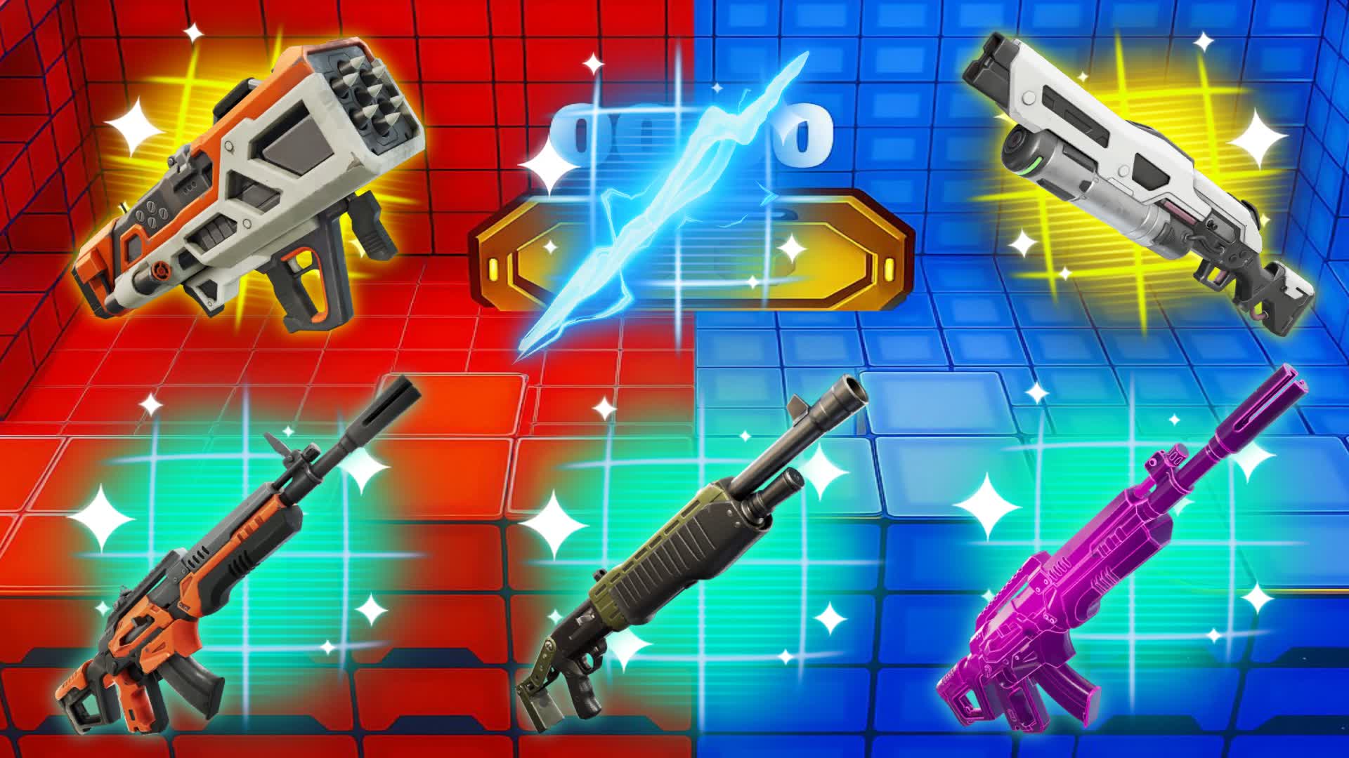 SECRET RED VS BLUE 🔴🔵 (NEW GUNS)