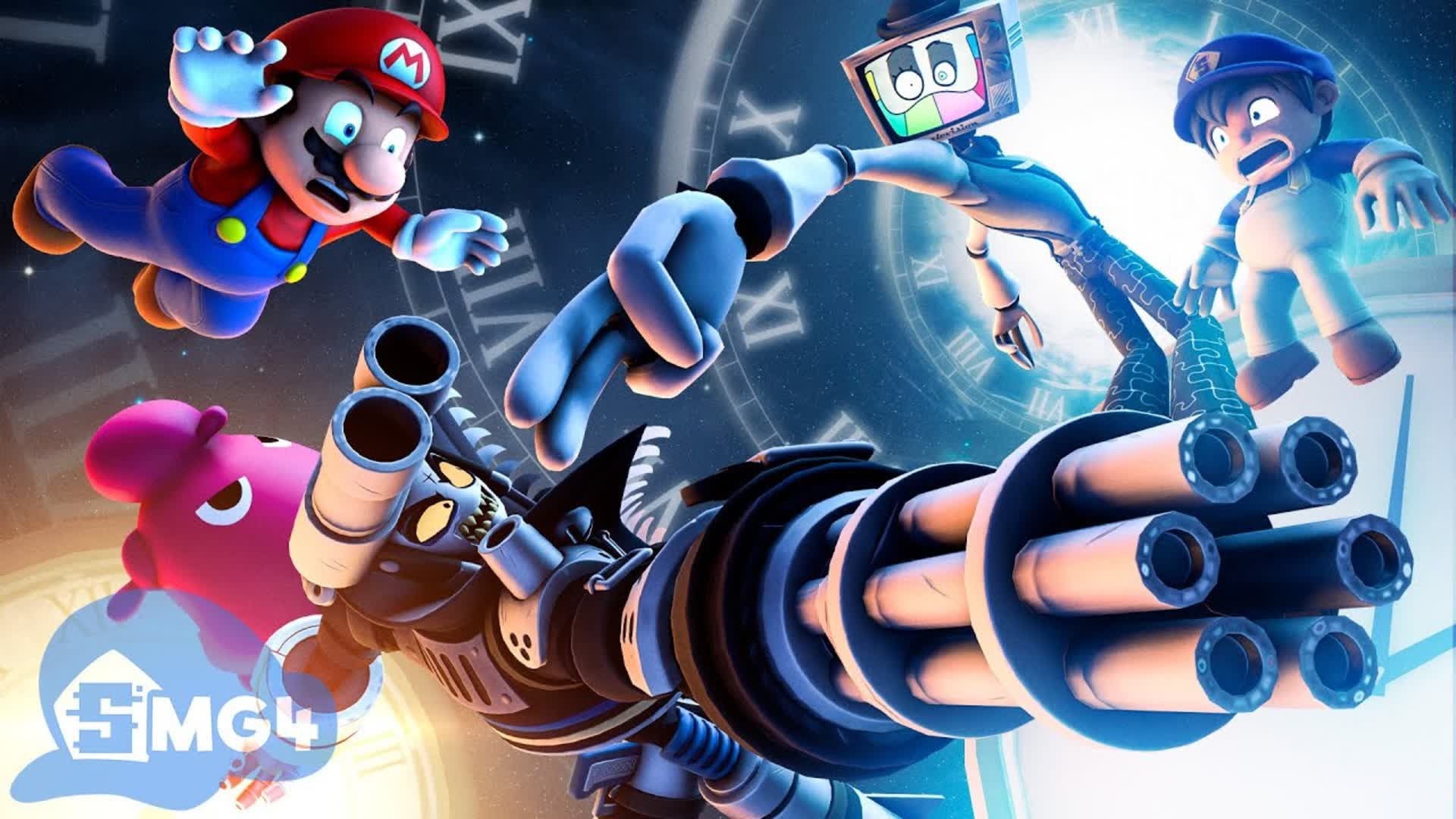 SMG4 celebration gun game