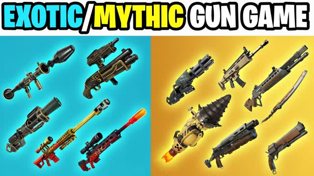 GUN GAME🔫EXOTIC/MYTHIC ONLY🔥