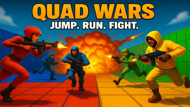 Quad Wars: Jump, Run & Fight!