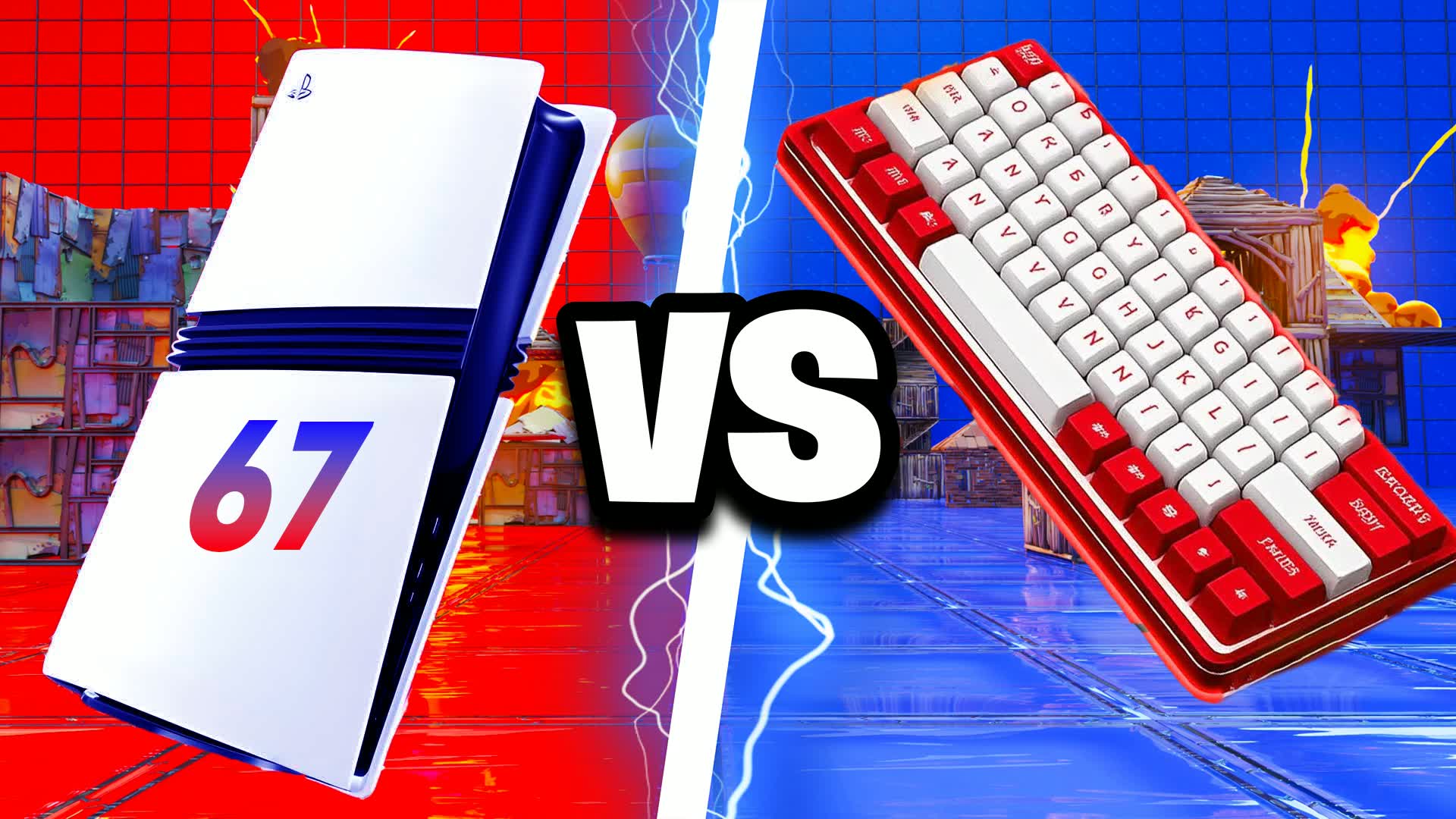 PS5 VS PC RED VS BLUE 🔴🔵
