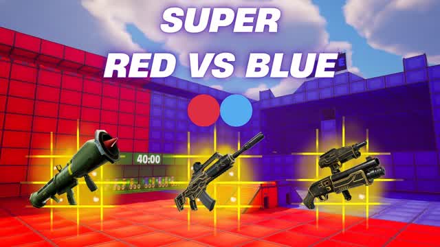 SUPER RED VS BLUE 🔴🔵