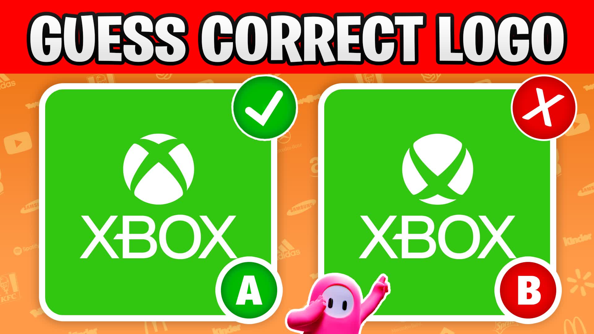GUESS THE LOGO 🔍 PARKOUR MINIGAME 🎮 4617-7991-3857 by platformer ...