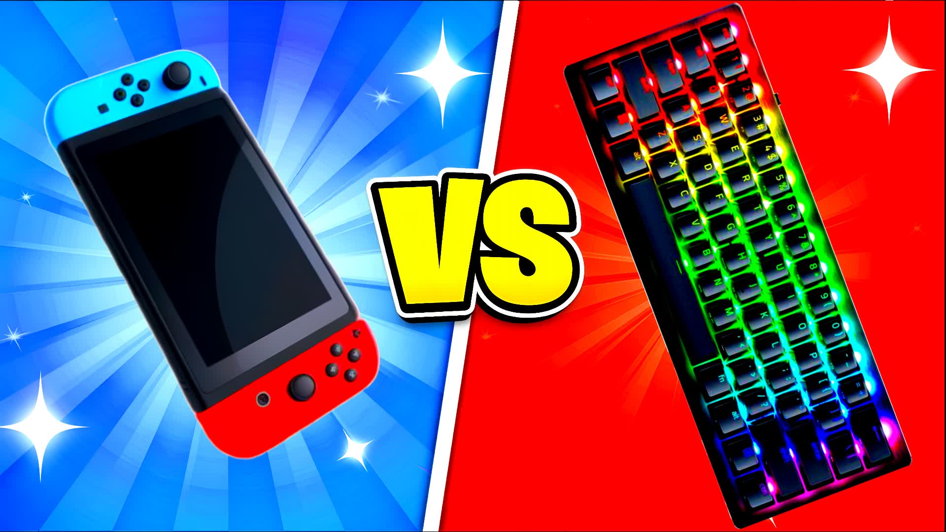 SWITCH VS KEYBOARD🔴🔵