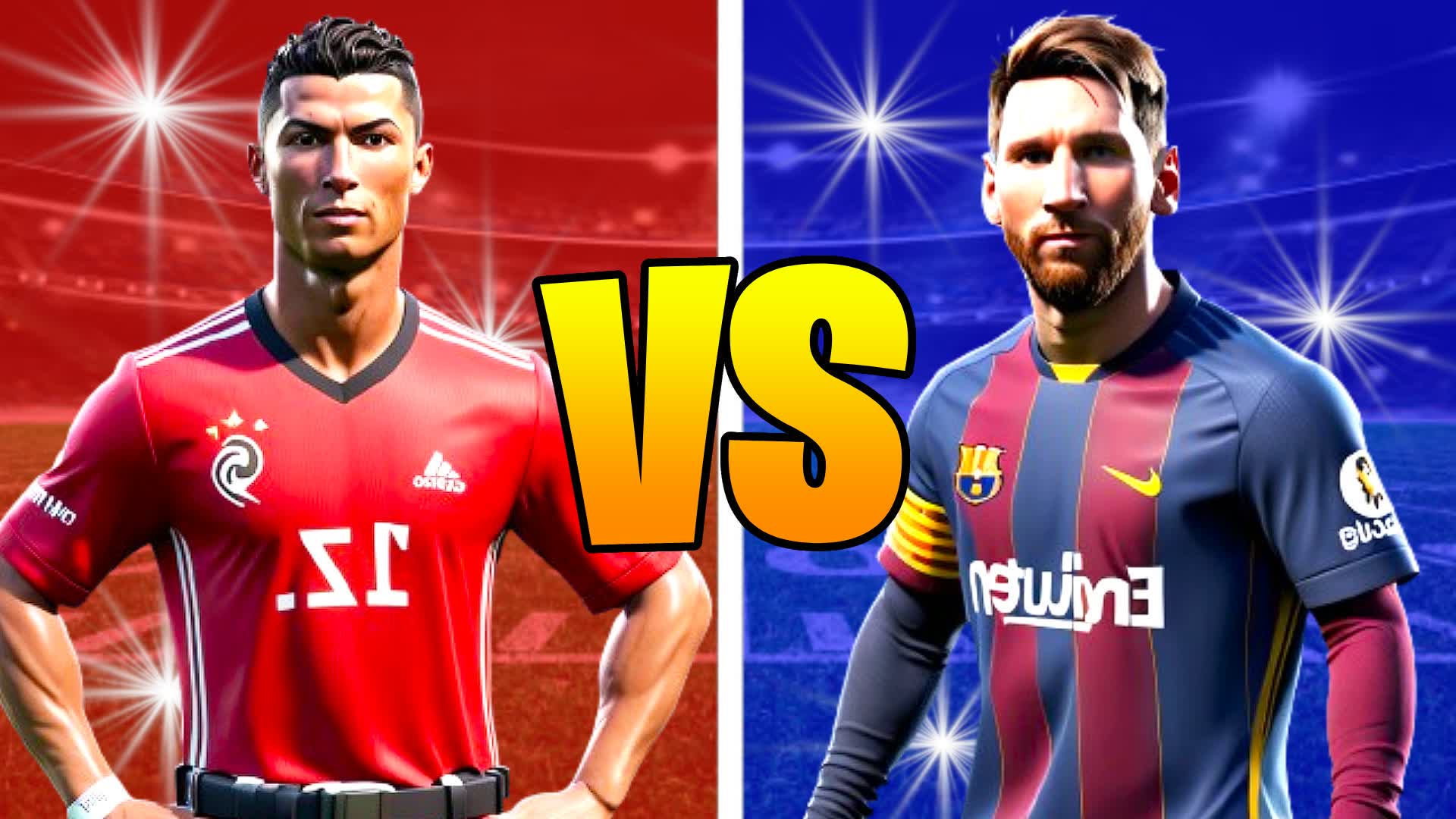 RONALDO VS MESSI 🔴 RED VS BLUE 🔵