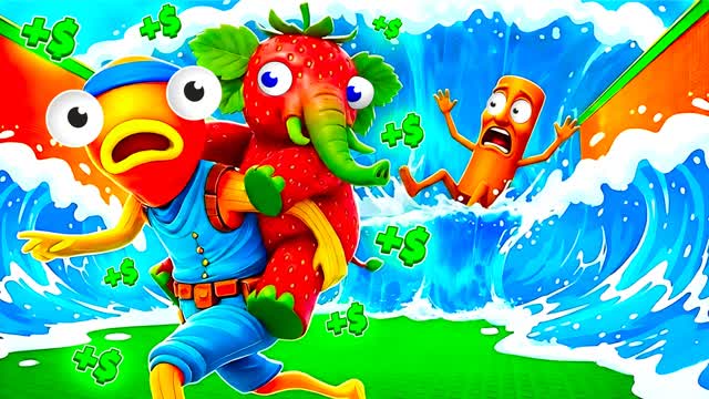 EXTREME TSUNAMI ESCAPE FOR BRAINROTS🌊