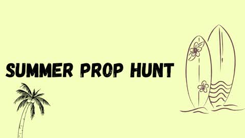 ☀️SUMMER PROP HUNT🏖|FIRST PERSON