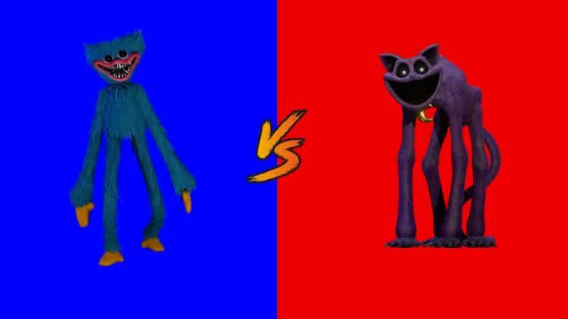 CATNAP VS HUGGY 🔴🔵