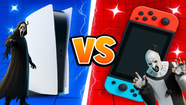 HALLOWEEN PS5 VS SWITCH RED VS BLUE🔴🔵
