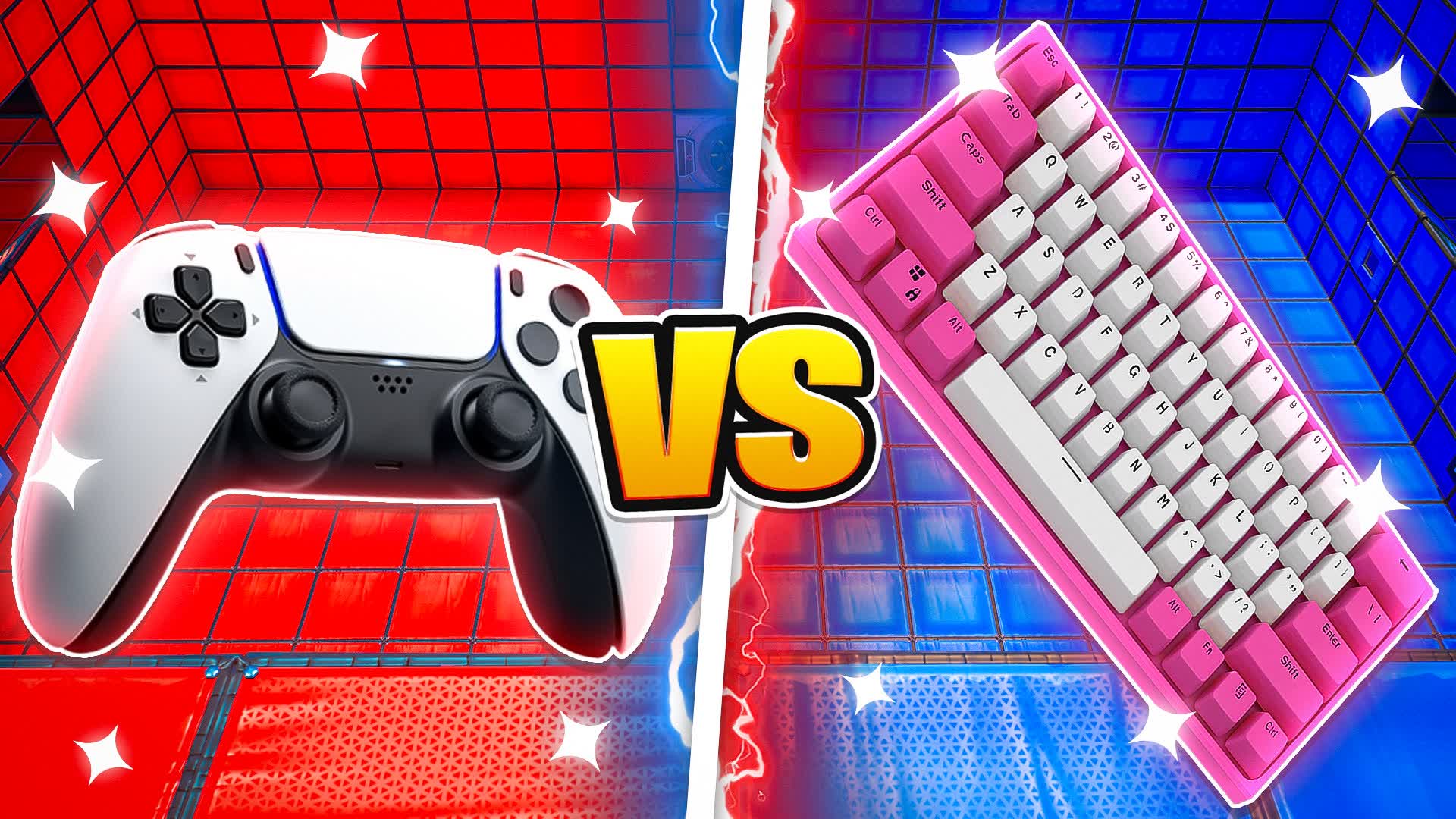 CRAZY CONSOLE VS PC⭐️RED VS BLUE🔴🔵