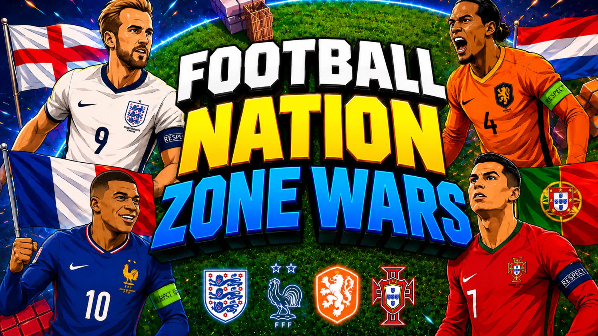 ⚽️ FOOTBALL NATION ZONE WARS!⚽️