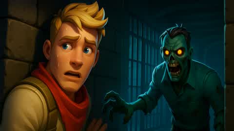 Escape Room: Zombie Prison Break🧟‍♂️