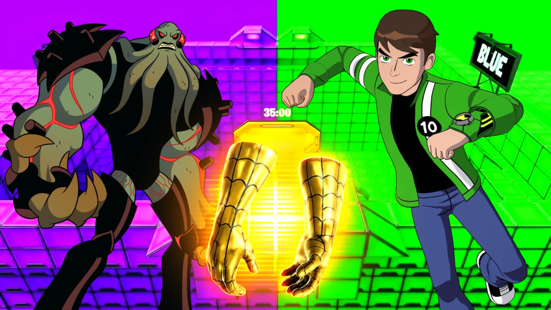 GREEN VS PURPLE 🟢🟣 FIGHT