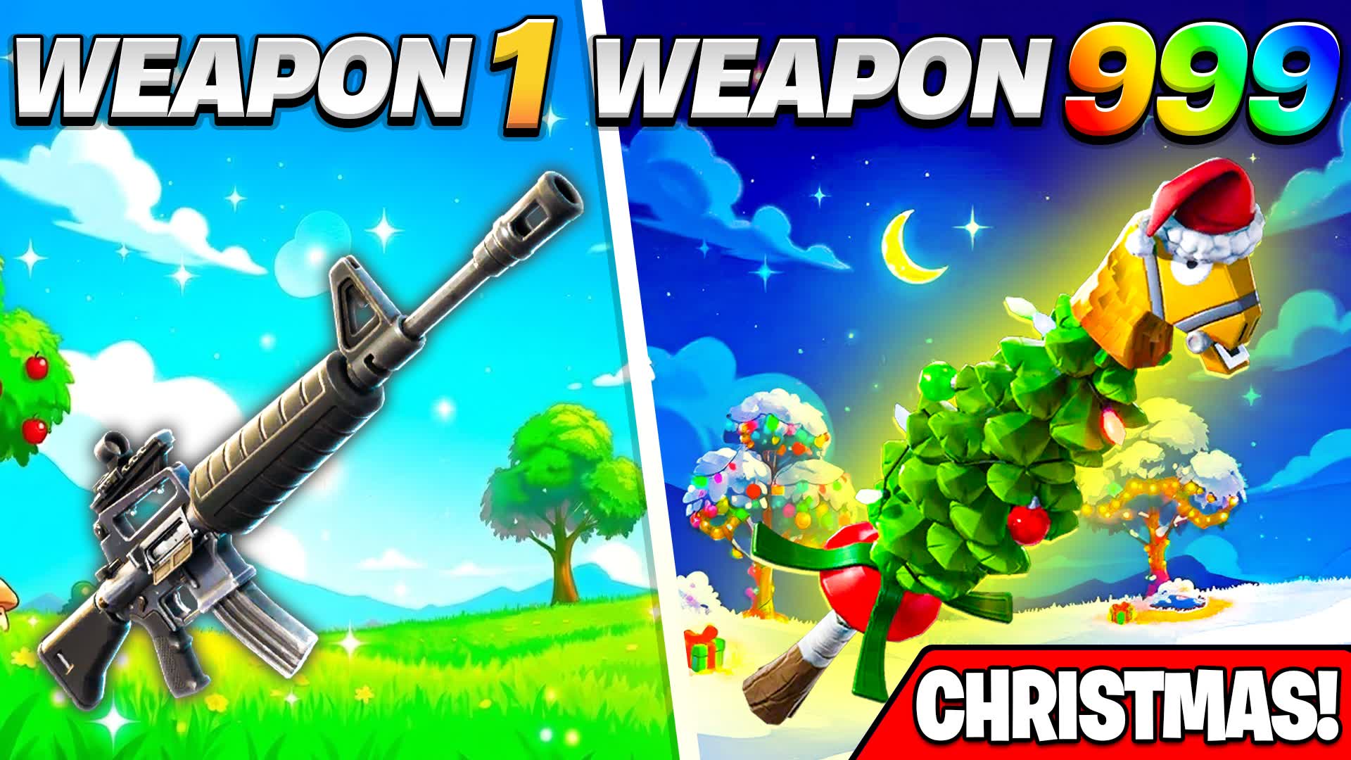 ❄️JINGLE BELLS GUN GAME🔫ONE SHOT🎯