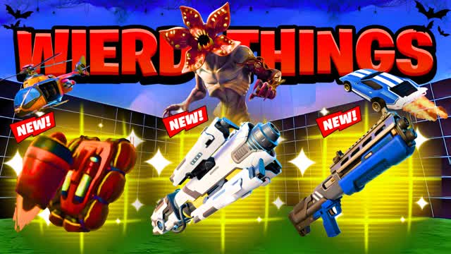 WEIRD THINGS 1V1 ALL GUNS & RIDES FFA 🎯