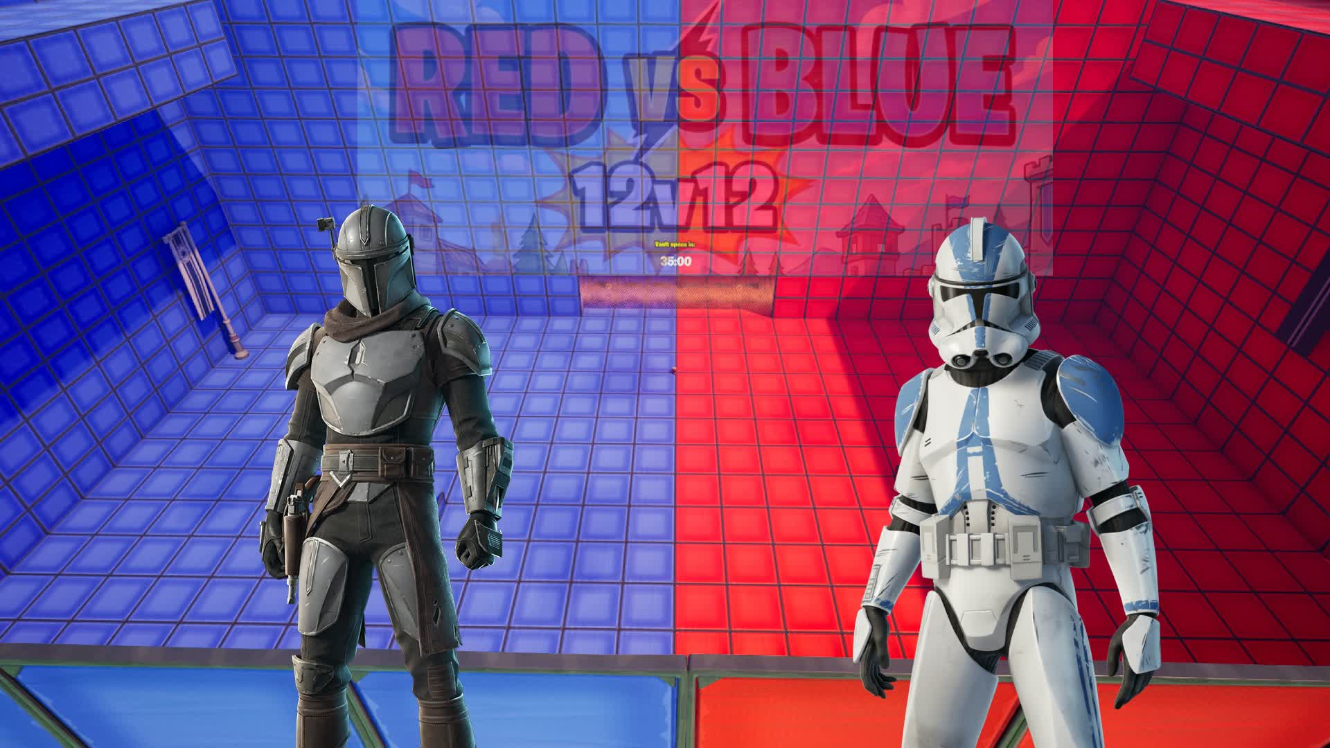 Star wars red vs blue (by stubblydruid)