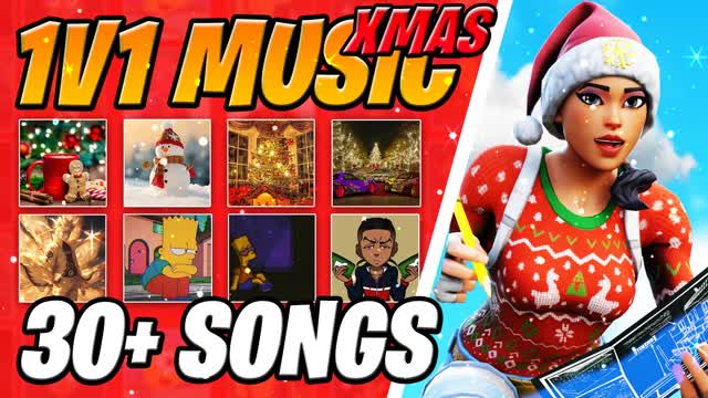 🎅XMAS MUSIC 1v1🎵 [30+ SONGS]