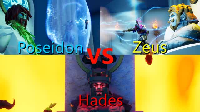 Greek Myths - Zeus vs Hades vs Poseidon