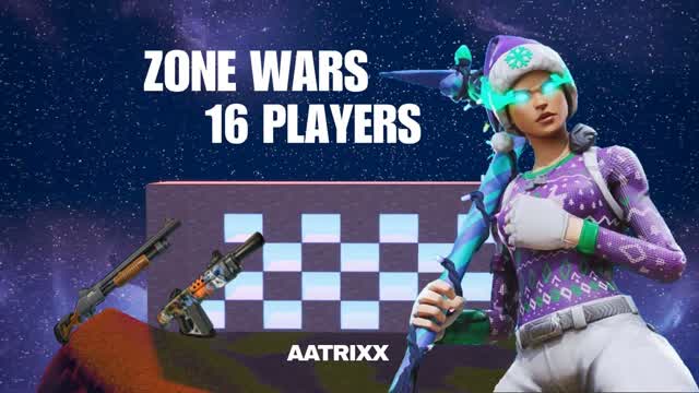 16 Players Zone Wars 🔫 OGs Aatrixx 📈