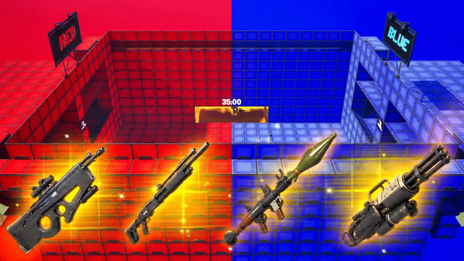 CRAZY RED VS BLUE [GOAT]