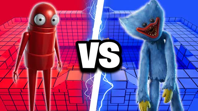 Capture 1 – Semibot VS Huggy Wuggy RED VS BLUE 🔴🔵