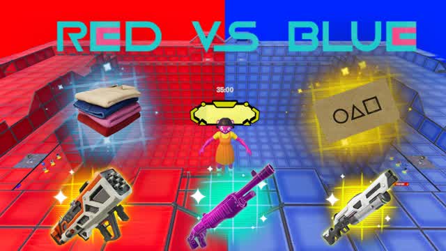 NEW SQUID RED VS BLUE🔴🔵