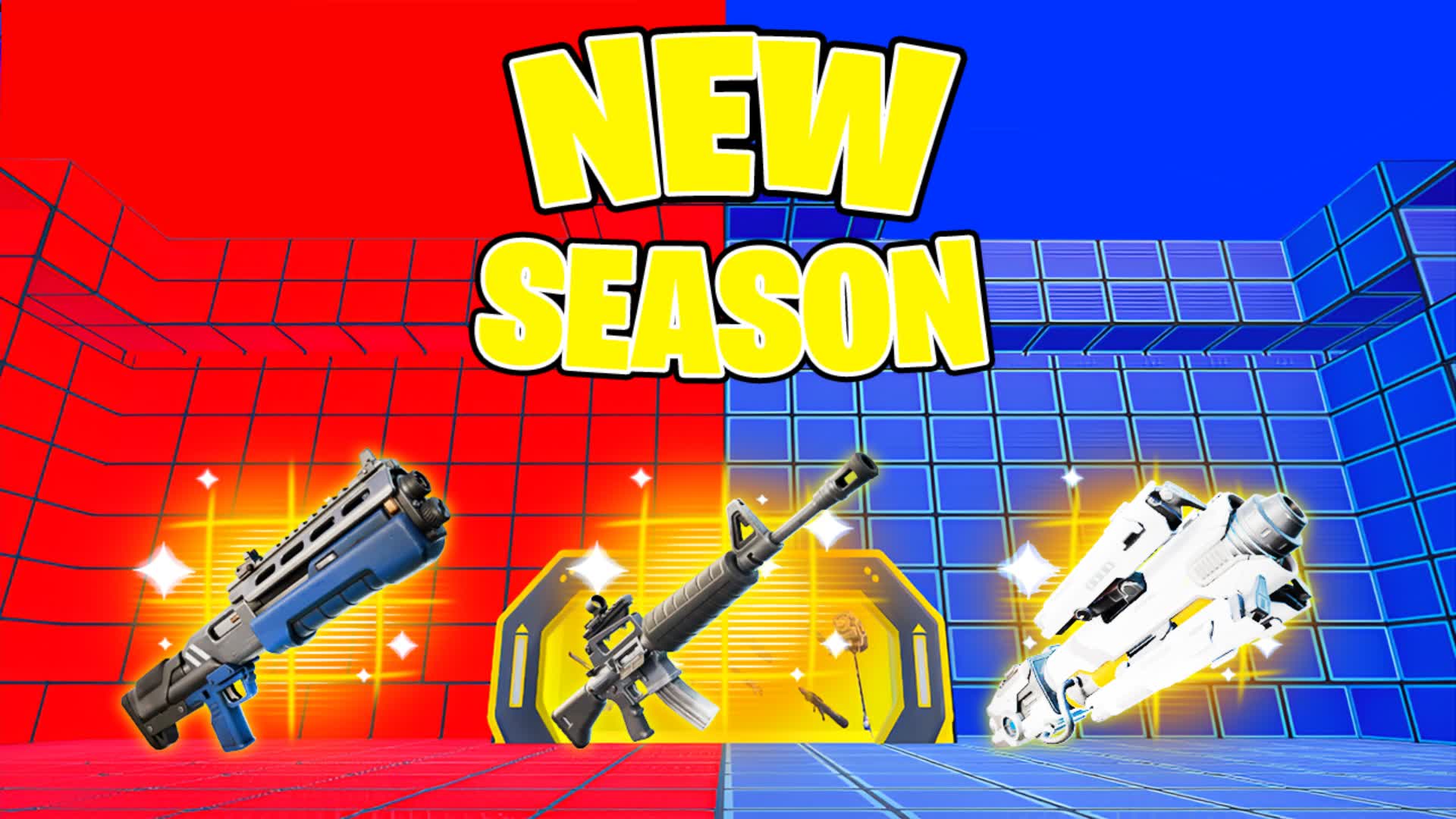 SUPER RED VS BLUE 🔵🔴MEGA SEASON