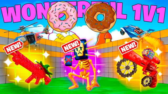 WONDERFUL🍩1V1 ALL GUNS & VEHICLES🔫FFA