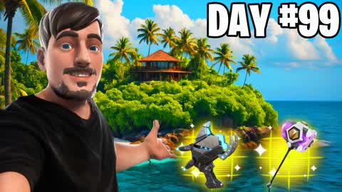 100 DAYS ON A ISLAND🧟🏝️ | FIRST PERSON