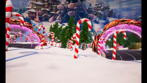Candy Cane Forest Speed Run