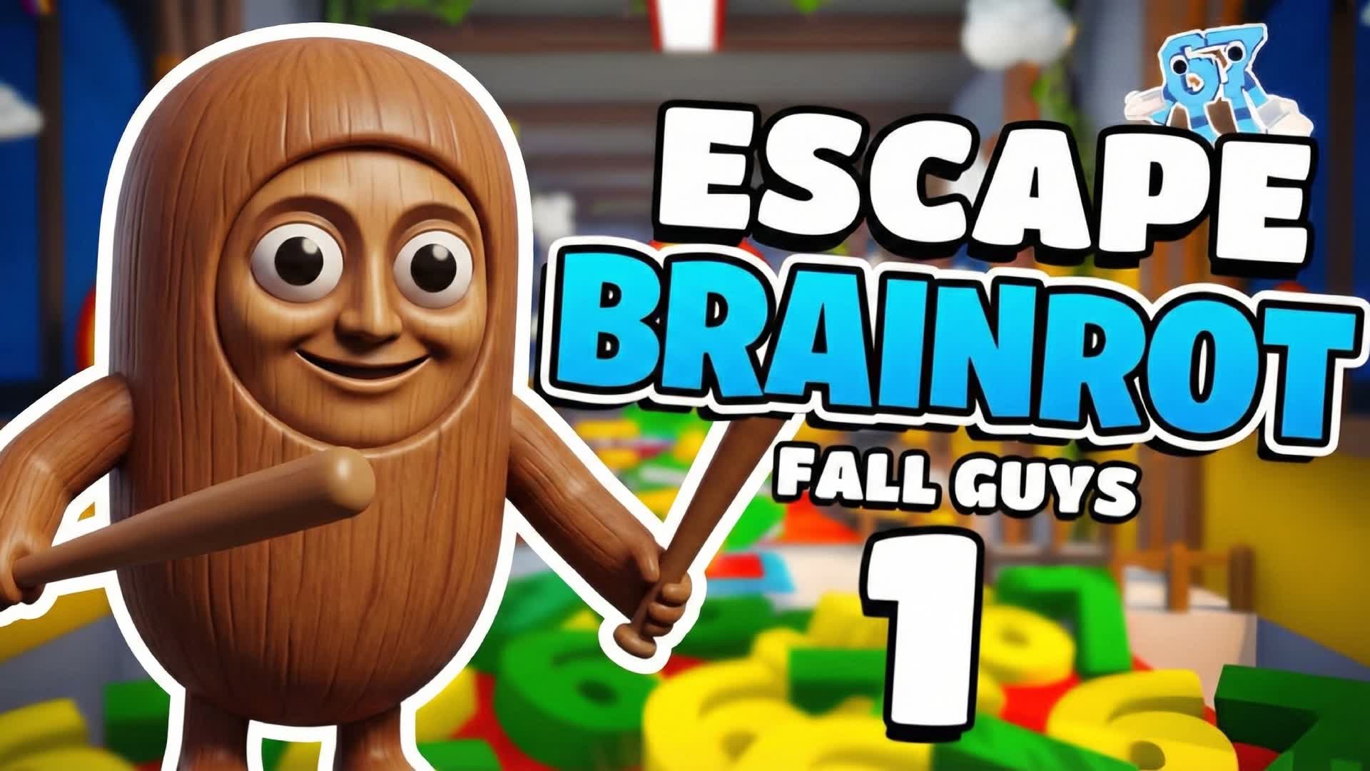 ESCAPE FROM BRAINROT 1 🚪 FALL GUYS