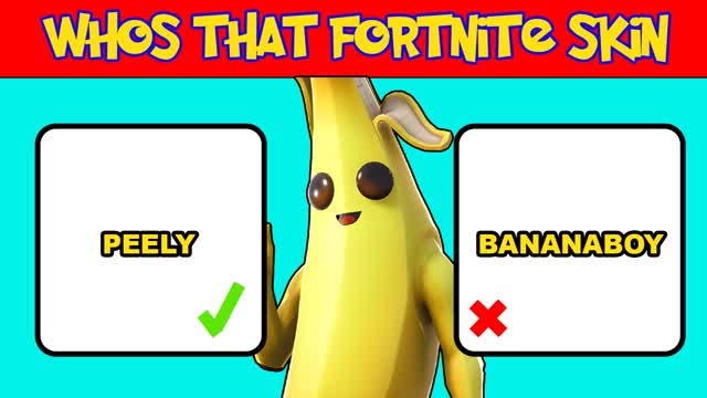 ❓❓Who's That Fortnite Skin?❓❓