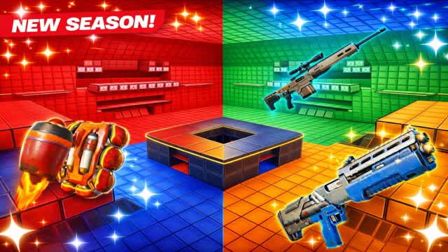 RED VS BLUE VS GREEN VS ORANGE 🔴🔵🟢🟠