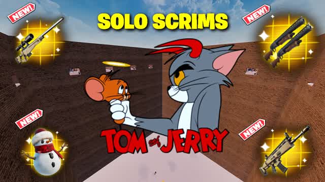 🏆 سكرمز توم وجيري SOLO SCRIMS RANKED 🏆