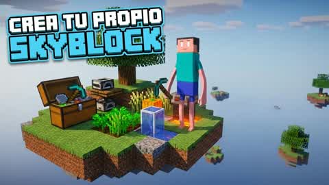 crea y sobrevive a tu propio skyblock