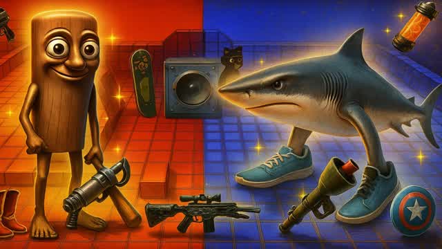 TUNG VS TRALALERO ARMORED RED VS BLUE