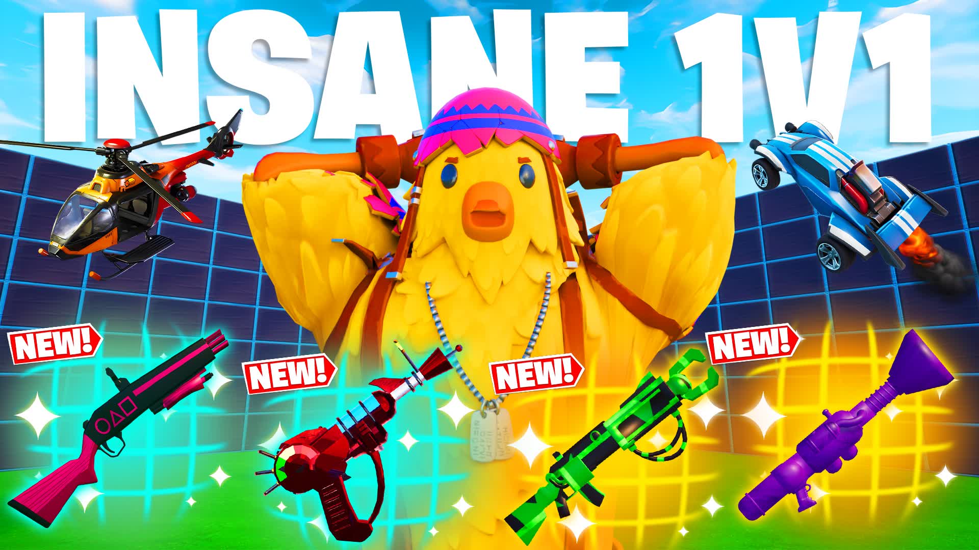 INSANE 1V1 FFA - ALL GUNS