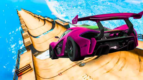 RAINBOW MEGA RAMP RACE