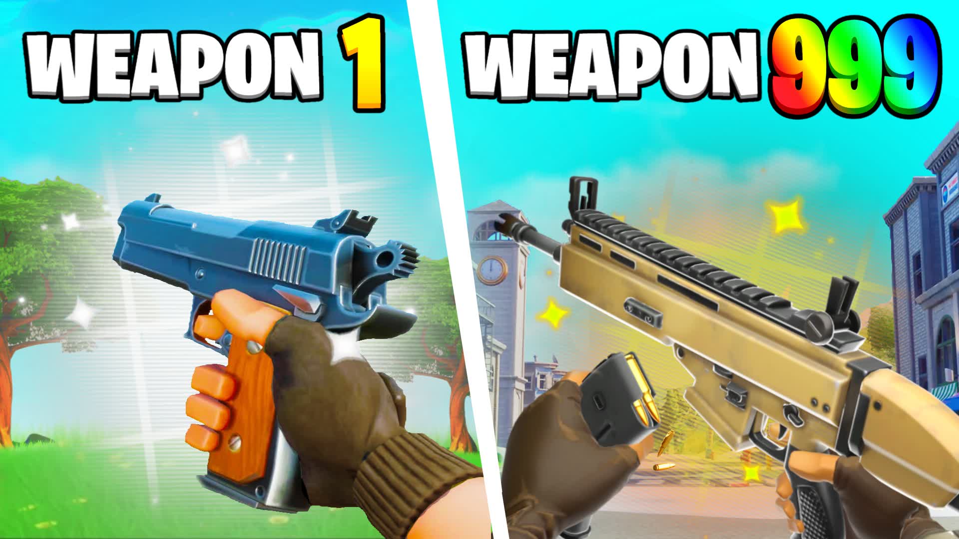 😈DEVIL GUN GAME🔫 ONE SHOT🎯