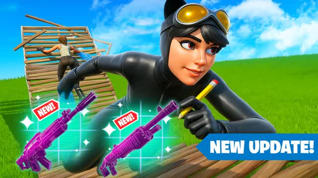 1V1 BUILD FIGHTS GRASS🍀(200 PUMPS)