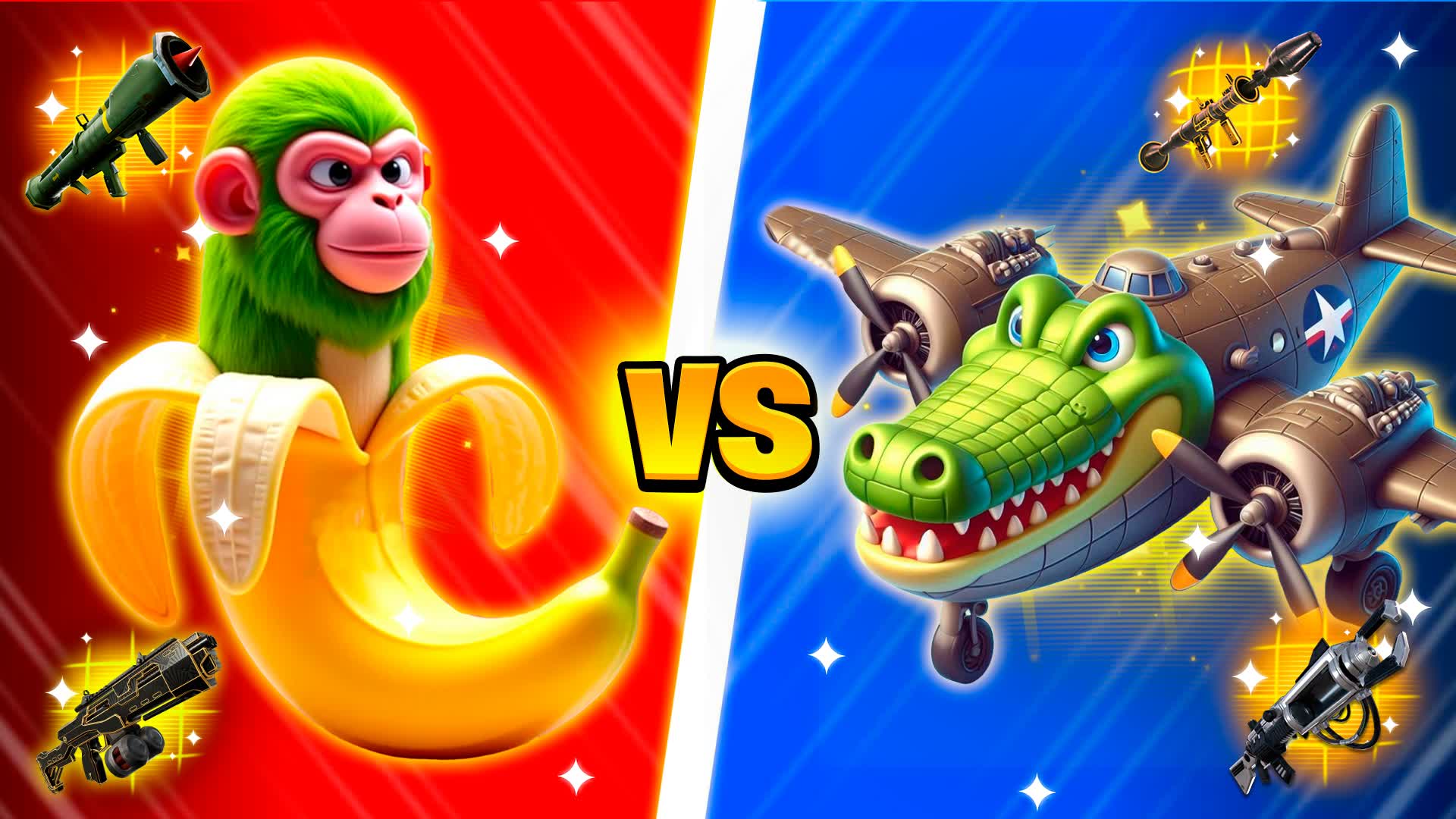 CHIMPANZINI VS BOMBARDIRO🔴🔵RED vs BLUE