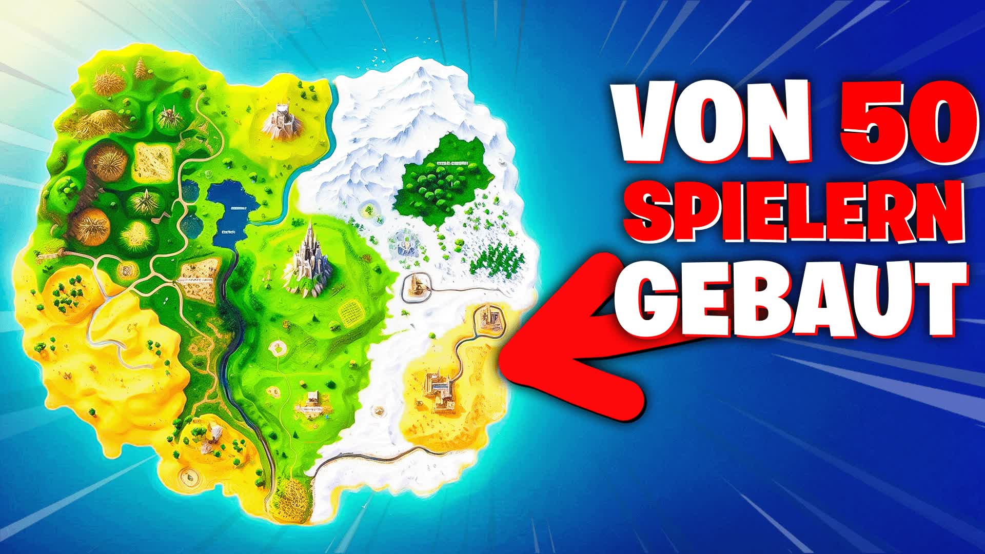 50 Spieler haben diese Map gebaut