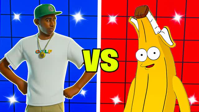 TYLER VS BANANA RED VS BLUE 🔴🔵