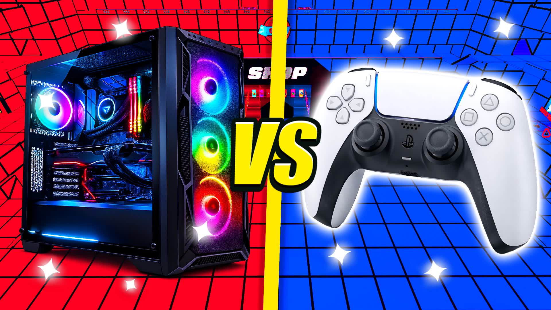 BETTER PC VS PS BEST RED VS BLUE🔴🔵