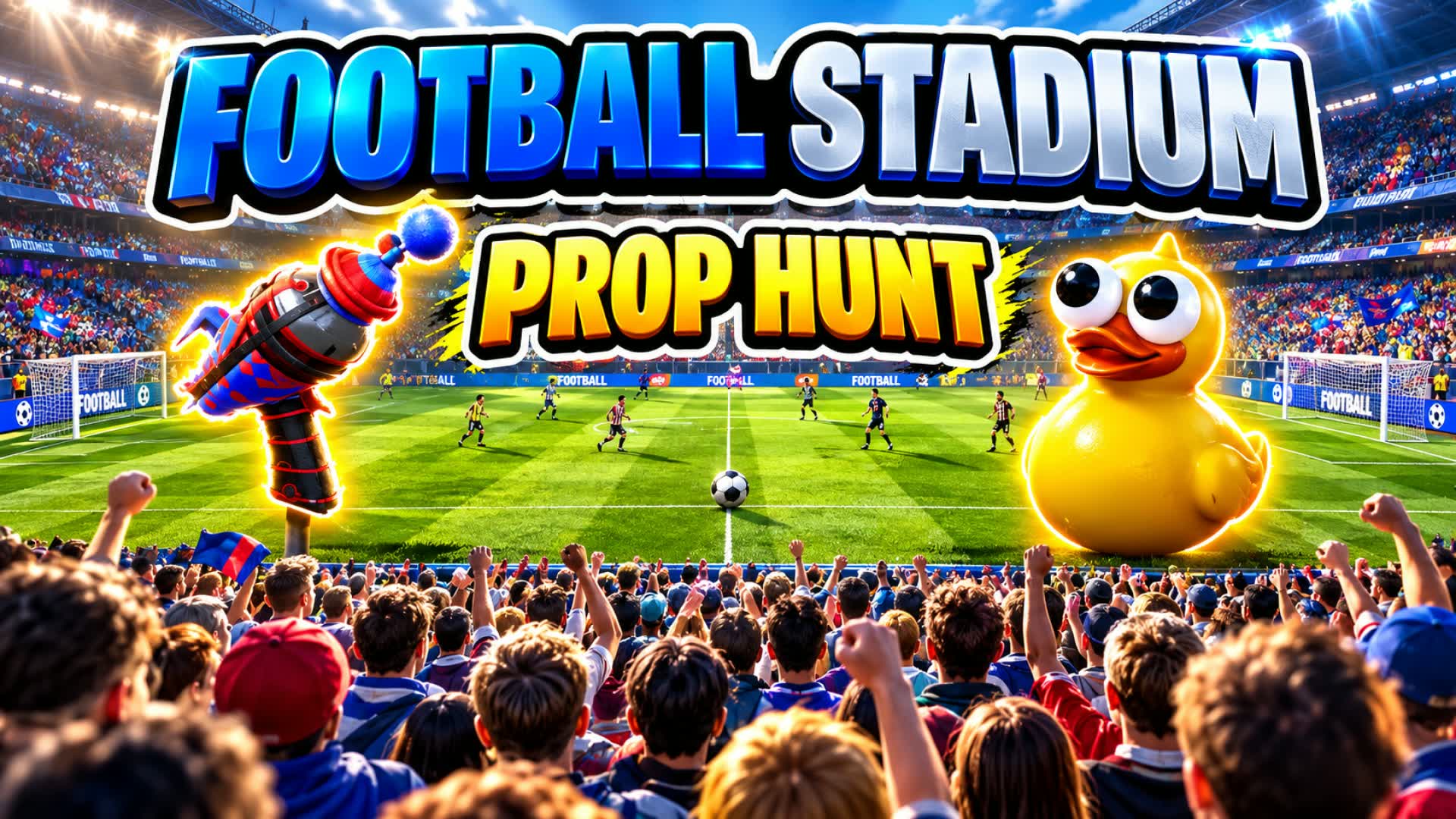FOOTBALL STADIUM PROP HUNT ⚽ CACHE CACHE