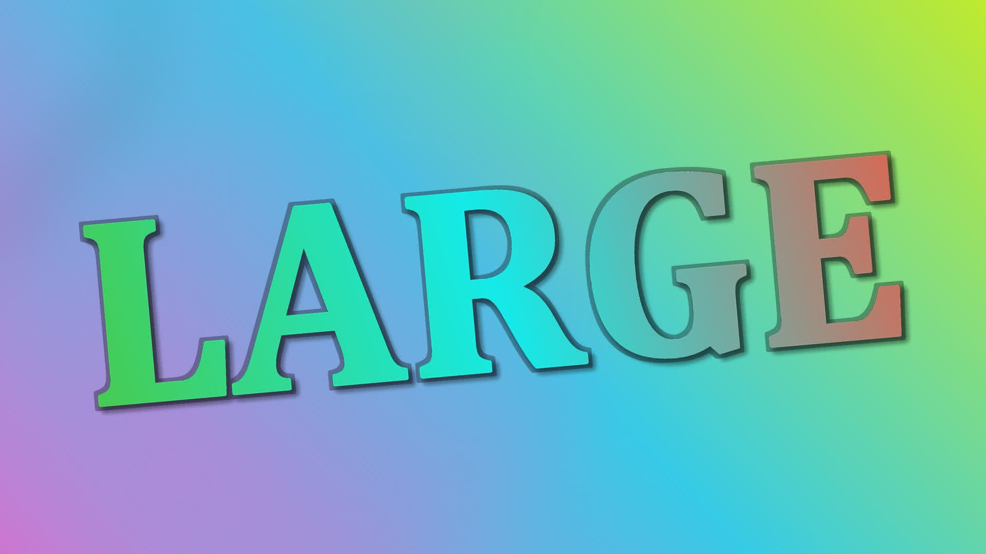 大