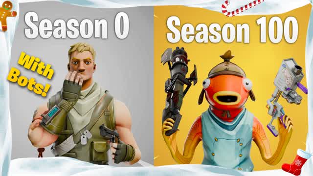 ❄️ Bots Seasons Gun Game (One shot) ❄️