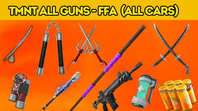 TMNT - ALL GUNS FFA ( ALL CARS)